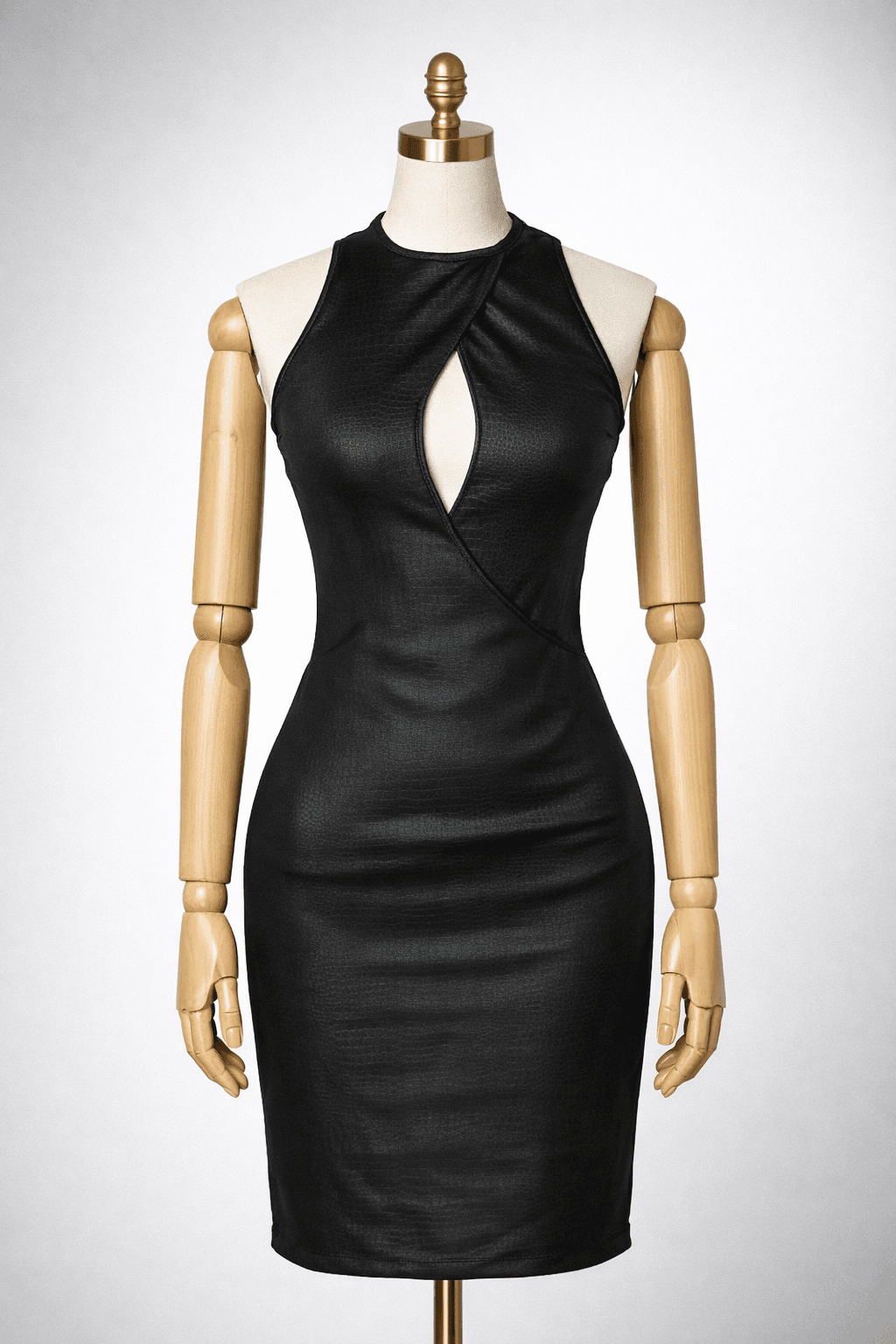 Vestido Estilo Couro